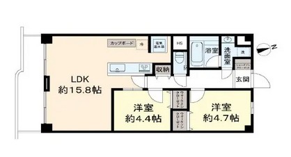 目黒台スカイマンション-間取り