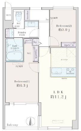 インペリアル広尾-間取り