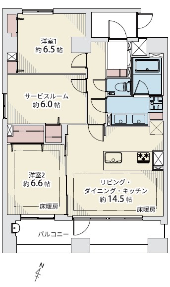 グランステューディオ中目黒-間取り