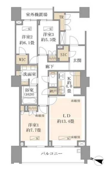 ザ・パークハウス渋谷南平台-間取り