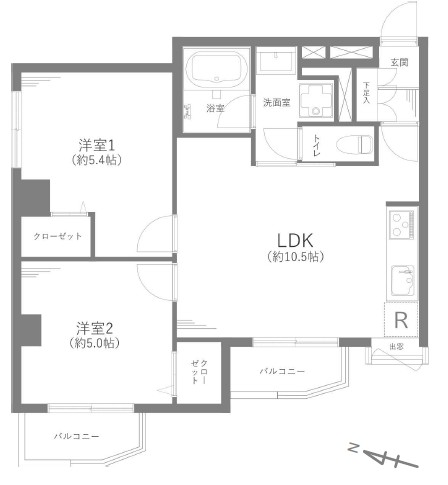 シャーレー原宿-間取り