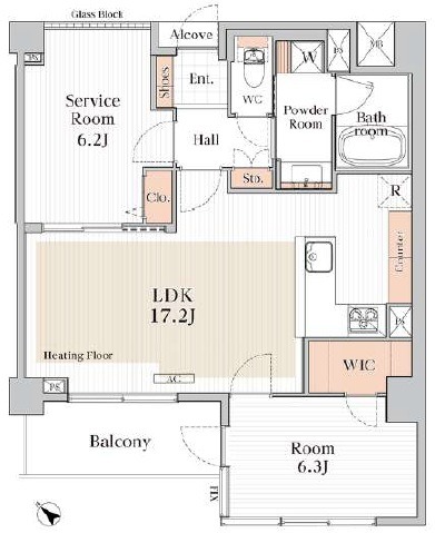 ジェイパーク目黒Ⅳ-間取り