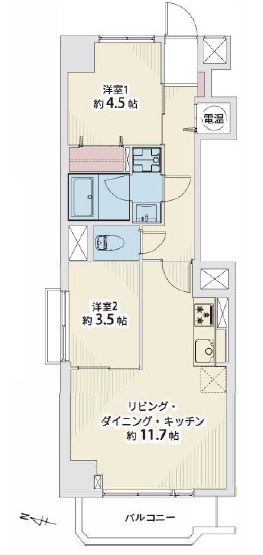 ニックハイム中目黒-間取り