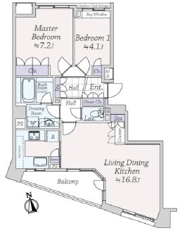 ノーツ目黒青葉台-間取り