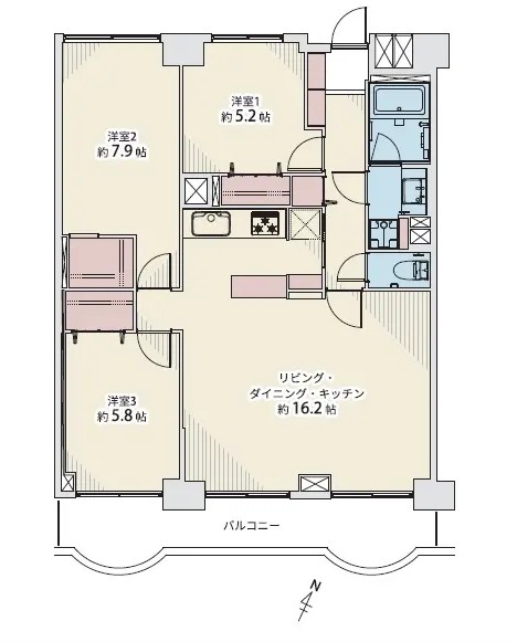 ハイネス目黒-間取り