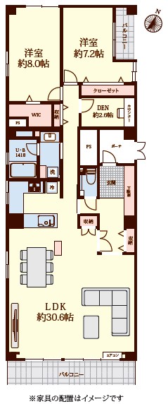 パシフィック松濤マンション-間取り