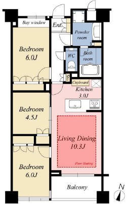 マストレジデンス世田谷代田-間取り