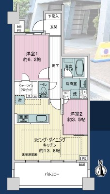 ライオンズステージ中野中央-間取り