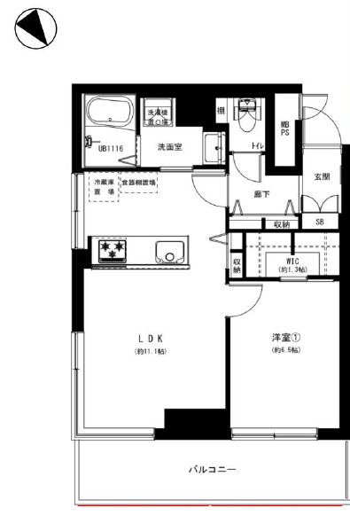 北参道ダイヤモンドパレス-間取り