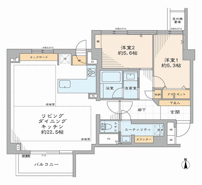 南青山パークマンション-間取り