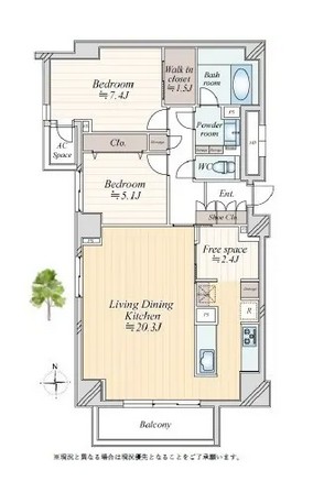 南青山パークマンション-間取り