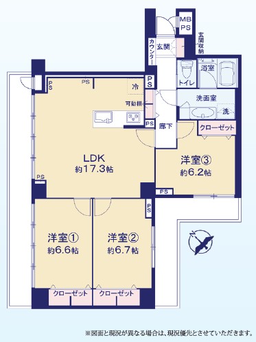 シェトワ代々木301-間取り