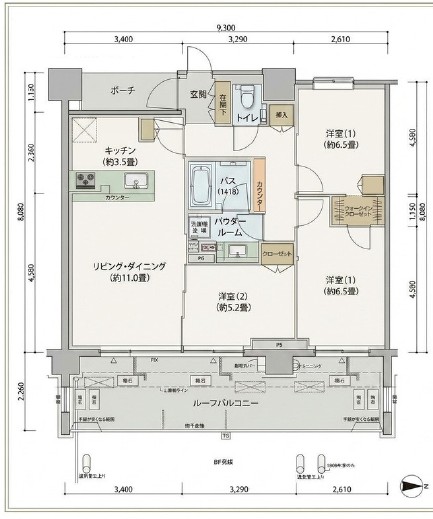 シティテラス杉並方南町サウス-間取り