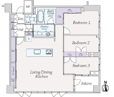 スタイルハウス恵比寿-間取り