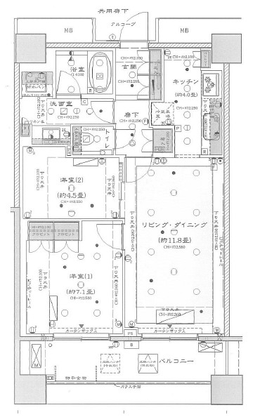 テラス渋谷美竹5階-間取り
