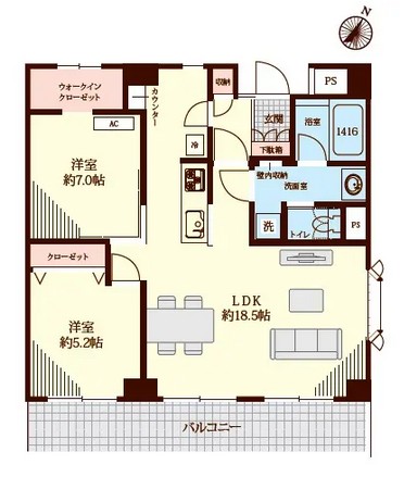 ドエルアルス目黒-間取り