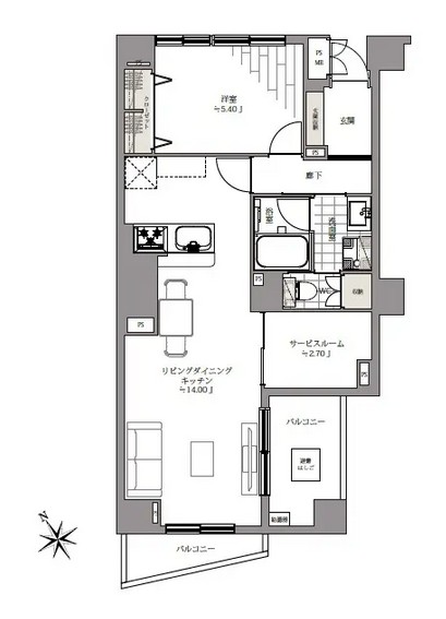 パークハウス渋谷山手-間取り