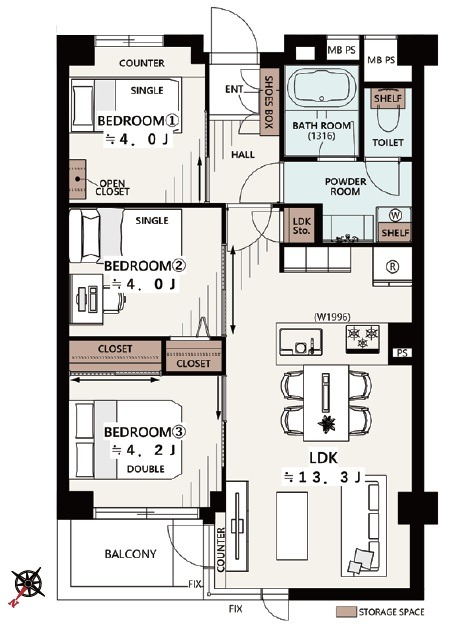 ビオライフハウス-間取り