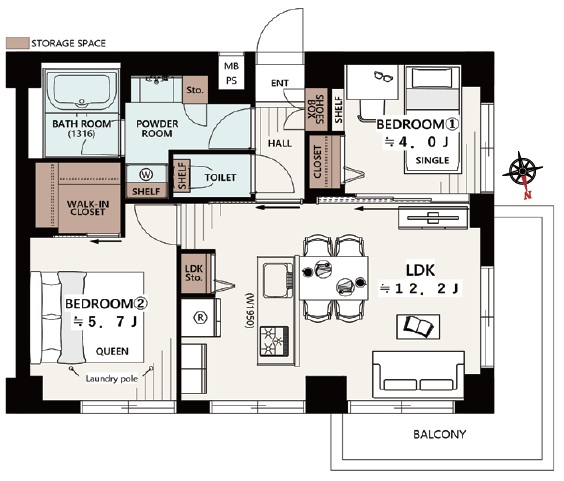ライオンズマンション上目黒-間取り