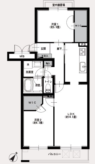 神宮前プリンスハイツ-間取り