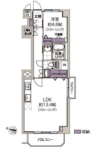 ニックハイム中目黒9階-間取り