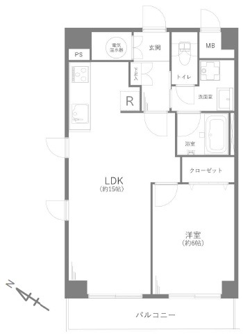 初台スカイレジテル-間取り