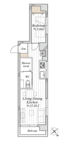 東高ペアシティ-間取り