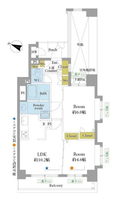 クレッセント渋谷神泉-間取り