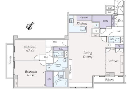 トーカンマンション南青山-間取り