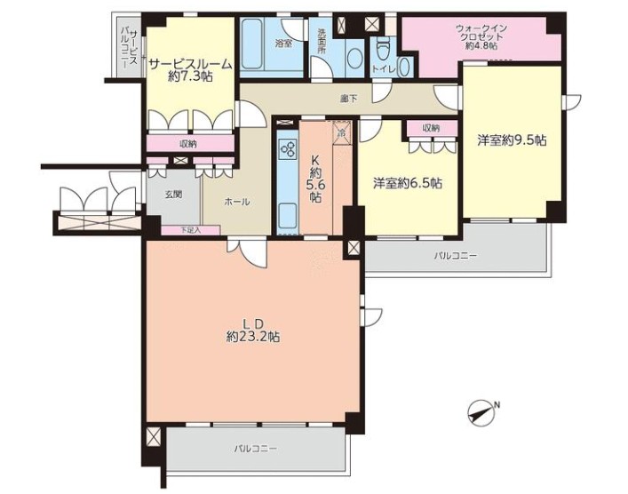 ファミールコート南青山-間取り