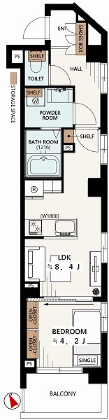 リビオ東中野-間取り