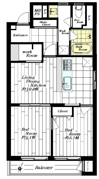 北沢ハイツ-間取り