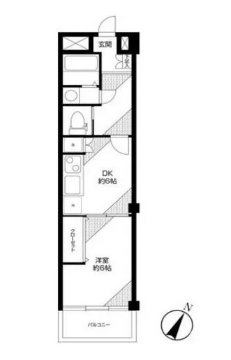 新中野マンション-間取り