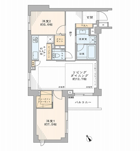 グランドメゾン中目黒THECLASS-間取り