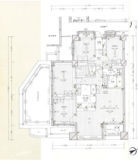 ディオレ西新宿15階-間取り