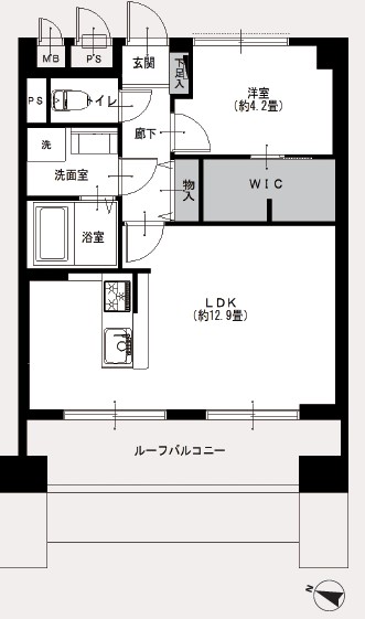 ライオンズマンション幡ヶ谷-間取り