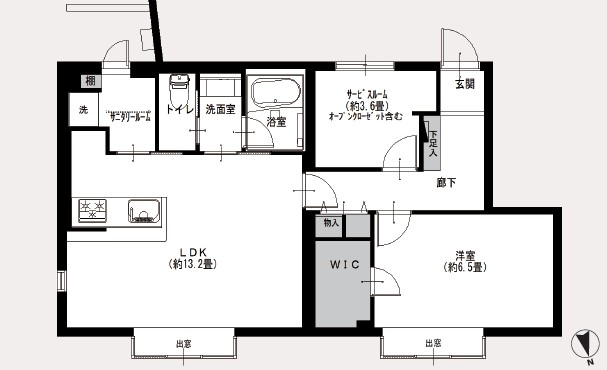 ラ・クール代々木上原-間取り