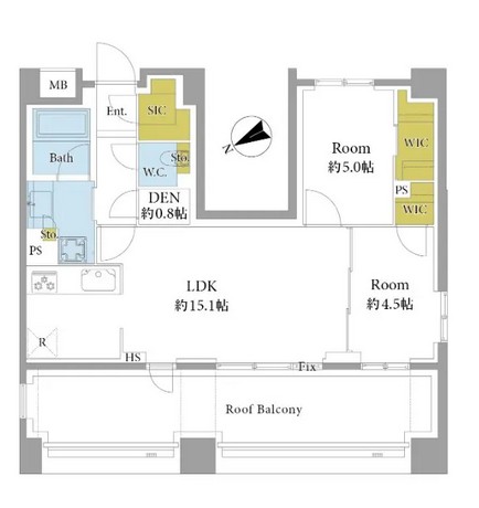 リビオレゾン渋谷笹塚-間取り