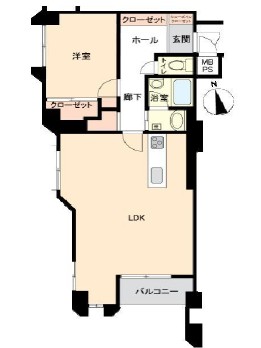 代々木ロイヤルマンション-間取り