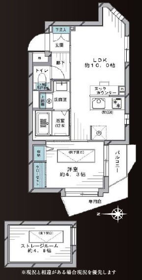 ジェイパーク代々木上原-間取り