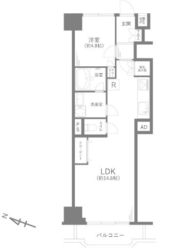 ニックハイム中目黒-間取り