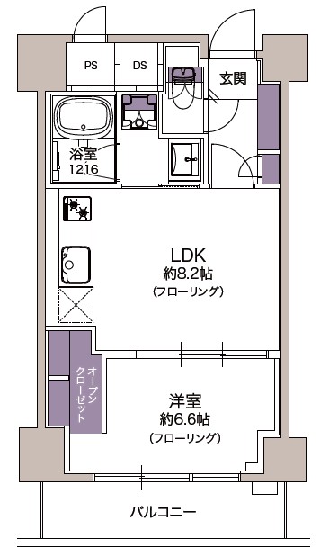 朝日中目黒マンション-間取り