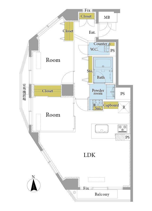 ルモンド代々木上原-間取り