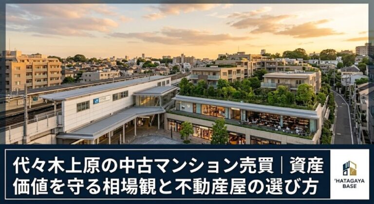 代々木上原の中古マンション売買｜資産価値を守る相場観と不動産屋の選び方