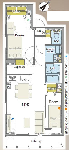 ラ・アトレ西新宿-間取り