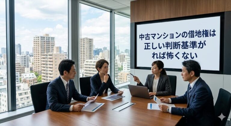 中古マンションの借地権は正しい判断基準があれば怖くない
