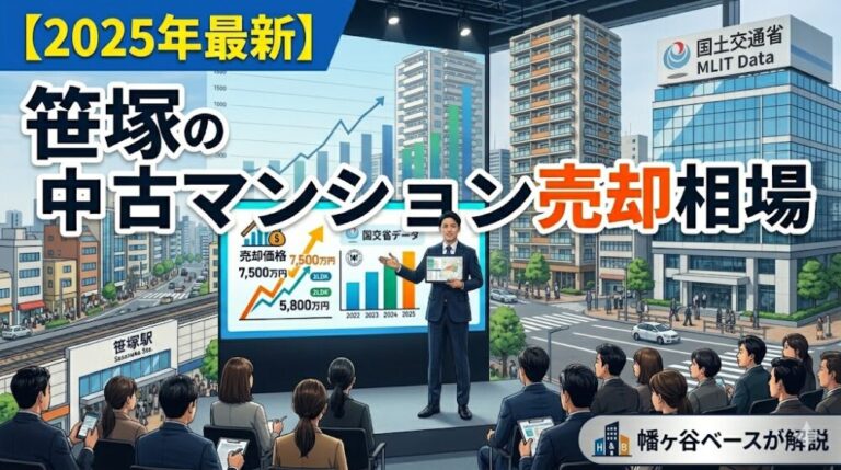笹塚の中古マンション売却相場【2025年最新】国交省データで幡ヶ谷ベースが解説