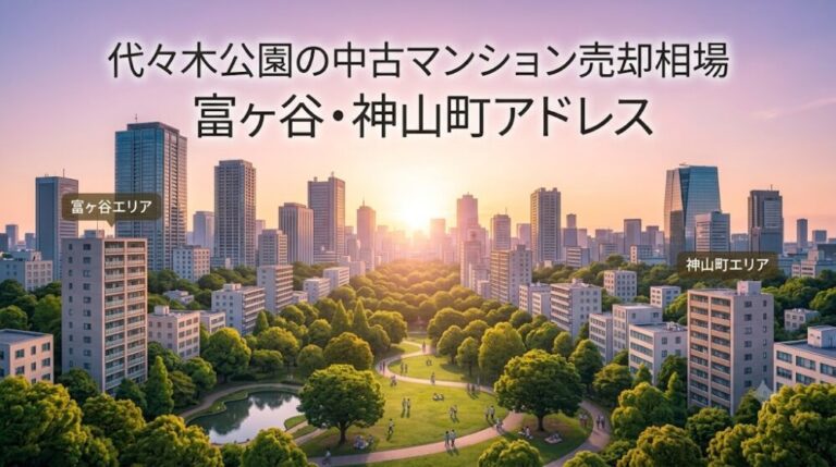 代々木公園の中古マンション売却相場｜富ヶ谷・神山町アドレス