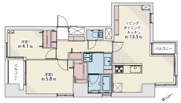 南青山セピアコート-間取り