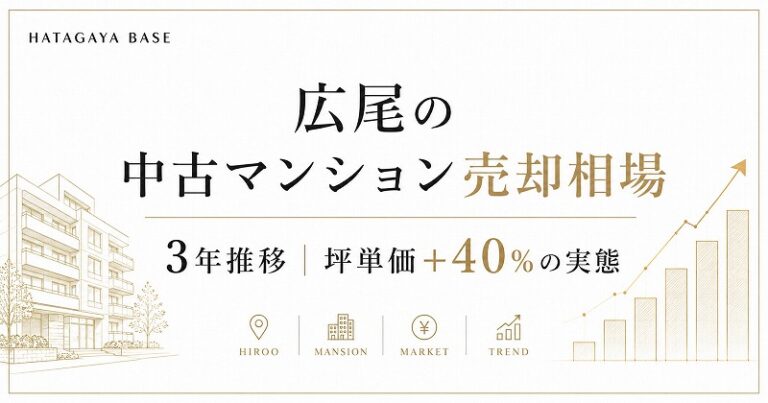 広尾の中古マンション売却相場3年推移｜坪単価+40%の実態